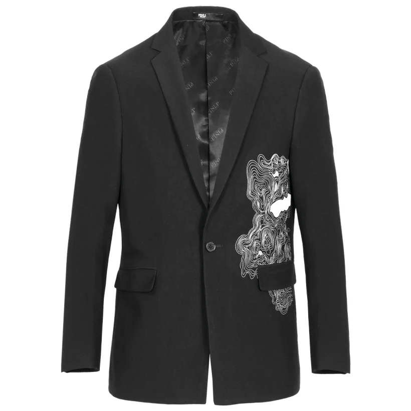 Блейзер, Hombre, обычный, полный, Blaser Masculino Pinli, осень,, мужской, украшенный, с вышивкой, костюм для отдыха, пиджак, B193306228