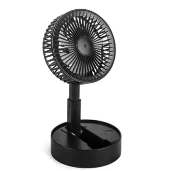 

Mini Retractable Folding Fan Student Portable Desktop Outdoor Handheld Usb Charging Silent Desktop Fan