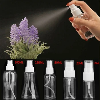 

Spray bottle empty transparent plastic filling reusable travel split bottle 10ml/20ml/30ml/50ml/60ml/80ml/100ml/150ml/200ml