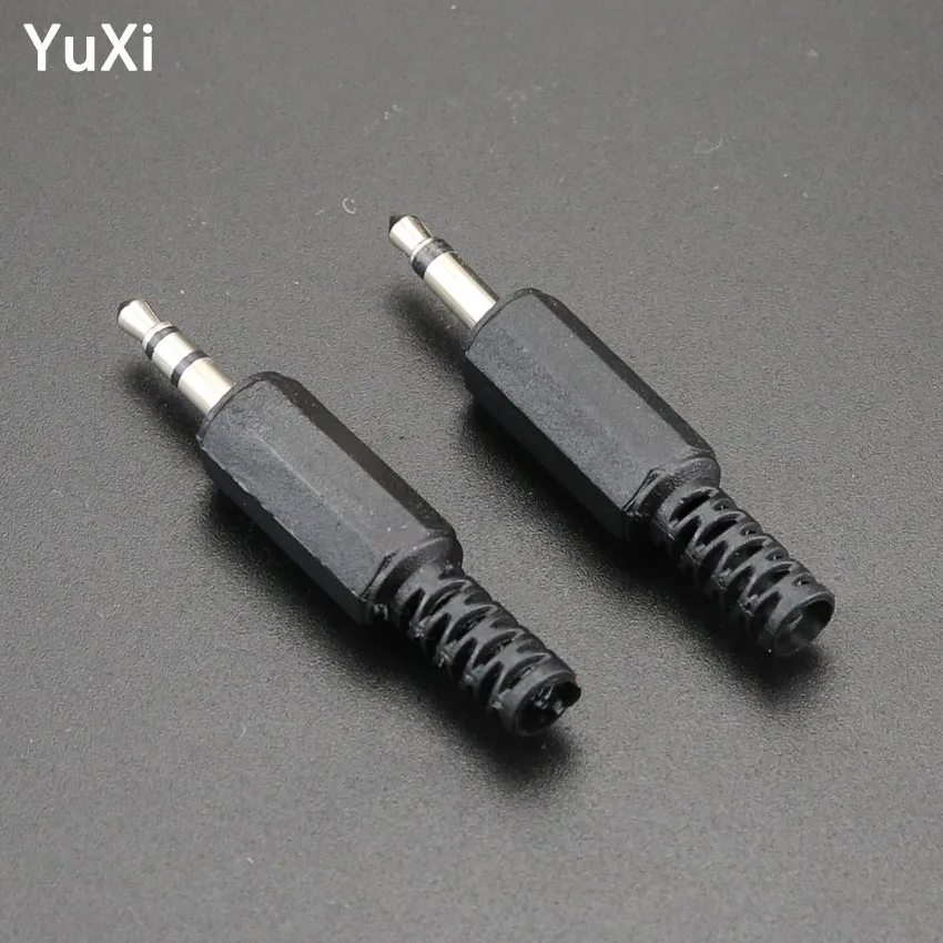 

YuXi 5 pcs DIY Audio Plug 3.5mm 1/8" Audio Male Plug Adapter Stereo / Mono Plug jack Connector Headphone For Phone Headset