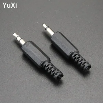 

YuXi 5 pcs DIY Audio Plug 3.5mm 1/8" Audio Male Plug Adapter Stereo / Mono Plug jack Connector Headphone For Phone Headset