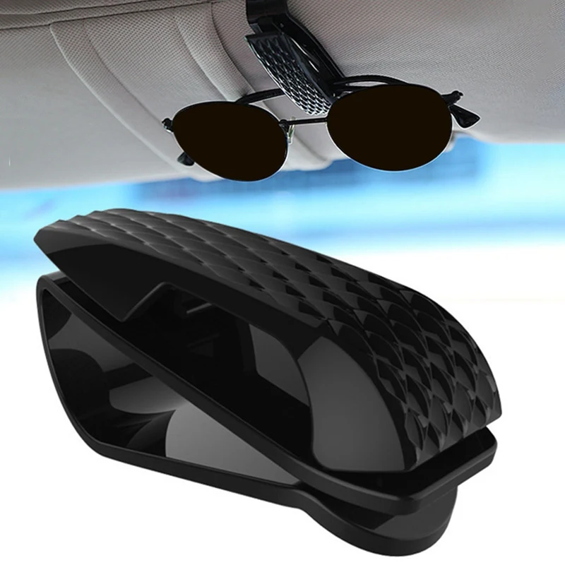 Универсальный черный автомобиль авто Солнцезащитный козырек очки солнцезащитные очки клип карта билета чековый Держатель клип