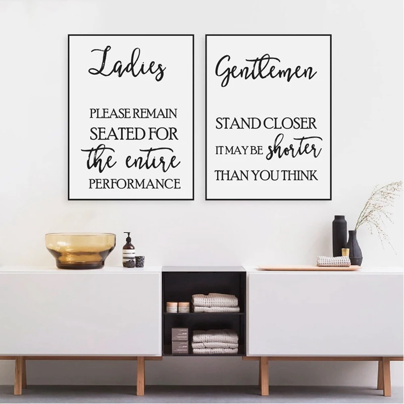 Правила пользования туалетом Ванная комната знаки парусиновая Плакаты картина