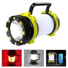 Светодиодный Многофункциональный светильник для кемпинга, точечный светильник с боковой светильник, Предупреждение USB Перезаряжаемый аварийный светильник