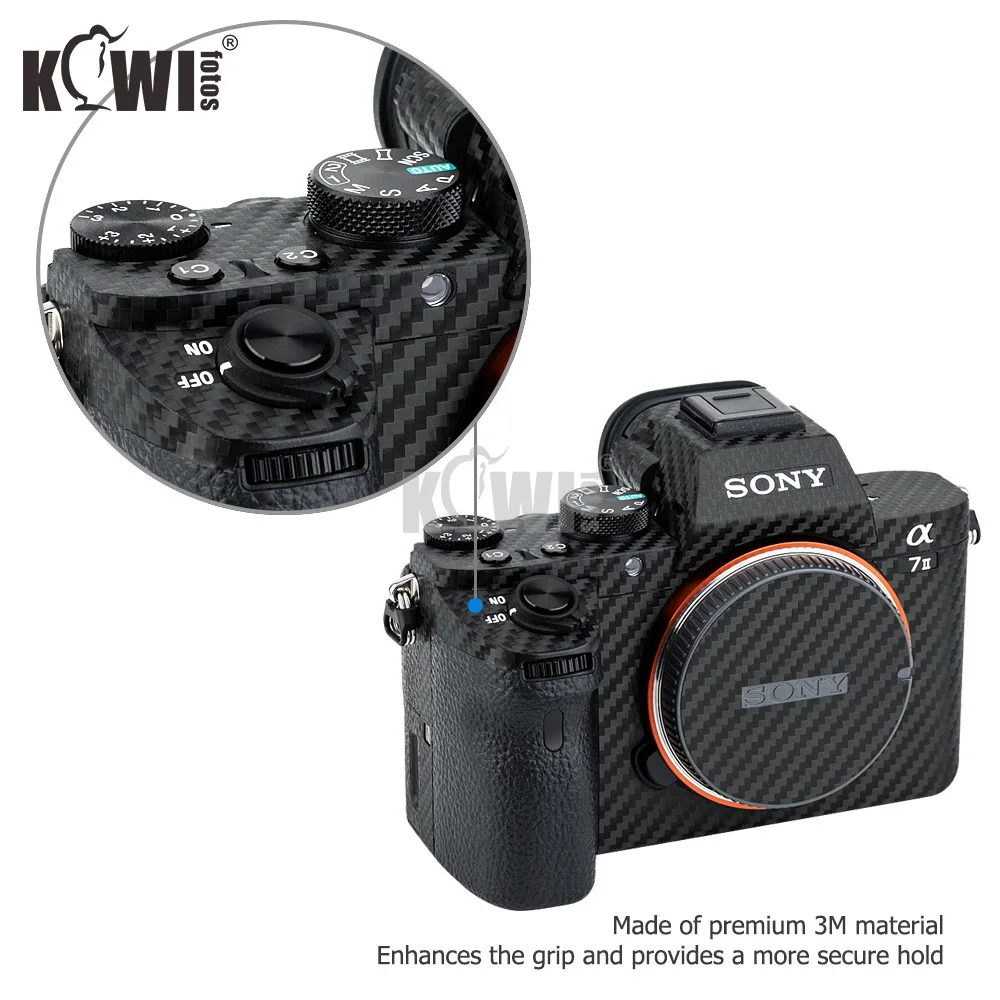 Углеродное волокно против царапин защитная пленка для sony A7M2 A7SM2 A7RM2 A7 II A7S II A7R II A7II A7SII A7RII камера 3M наклейка