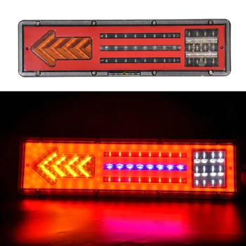 

24v Universal Waterproof Light LED TaillightTrailer Truck Stop Rear Tail Light Auto Car Signal Lamp Caution Lights Fog Light