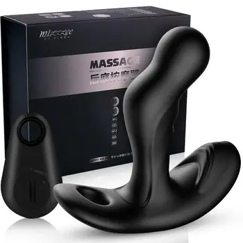 Wireless Remote Control 360 ° Rotating Vibrating Male Prostate Massage Anal Plug Butt Plug Adult Sex Toys For Men Women SM Anal 6