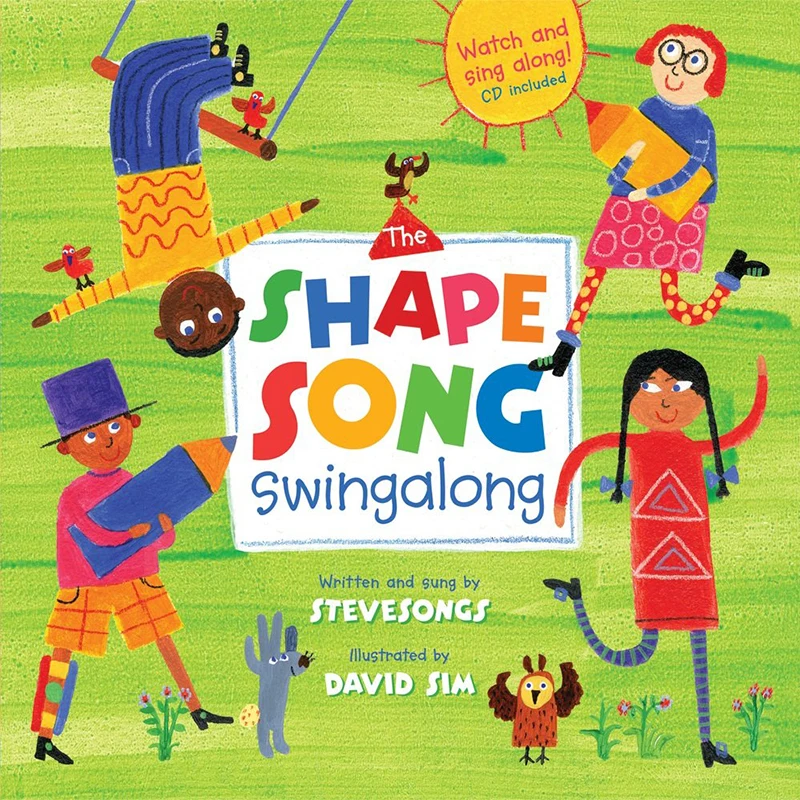 Swingalong By SteveSongs развивающая английская книга для фотографий обучающая карта детей