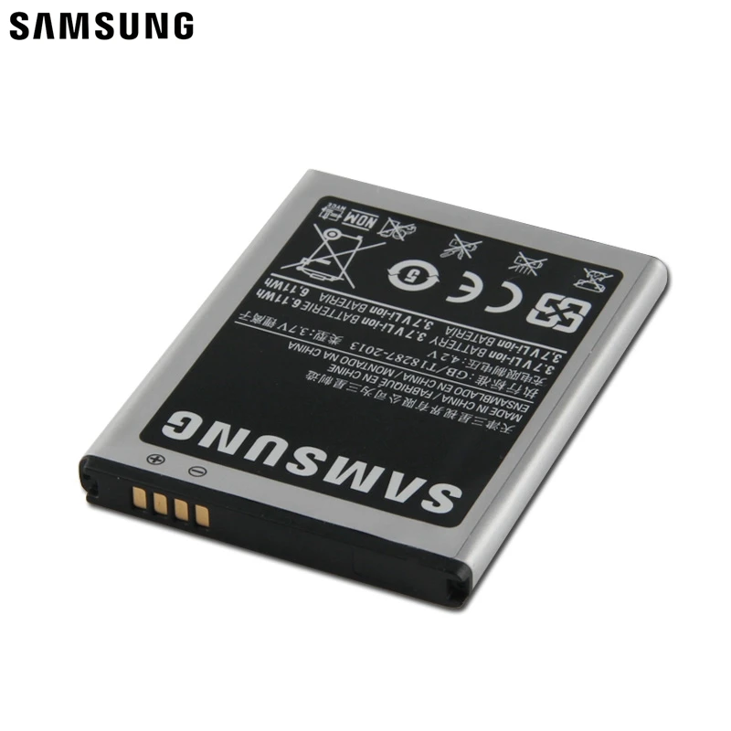 Samsung сменный аккумулятор EB-F1A2GBU для samsung I777 I9050 I9100 I9103 B9062 I9108 аутентичный аккумулятор для телефона 1650 мАч