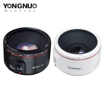 

YONGNUO Lens YN50mm F1.8 II Lens Standard Prime Large Aperture Auto Focus Camera Lens for Canon EOS 70D 5D2 5D3 600D DSLR Camera