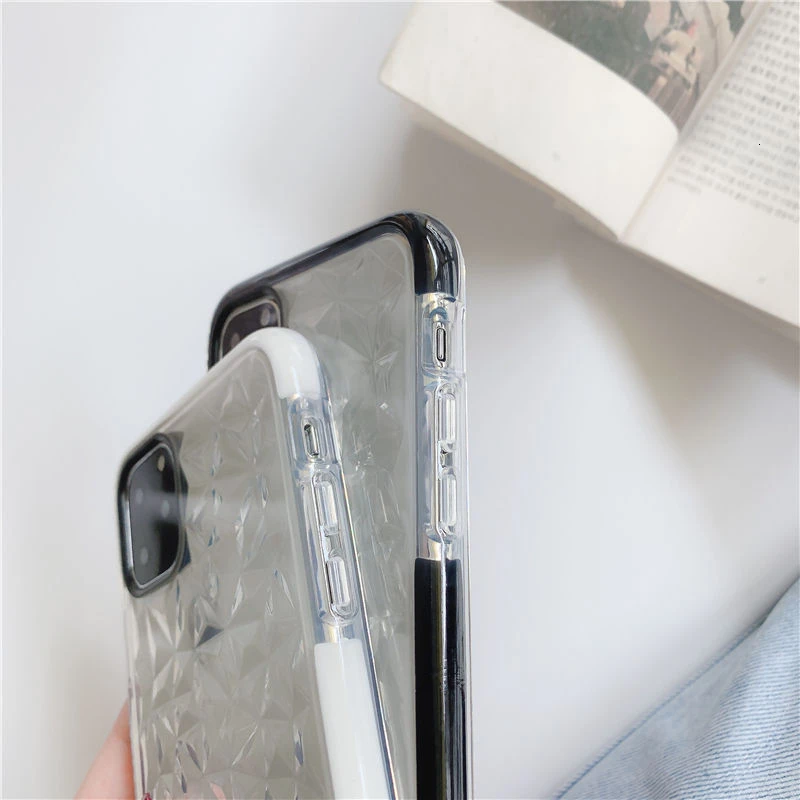 Противоударный чехол бампер для iPhone 11 11pro Max XR X XS 8 7 6 6S Plus мягкий прозрачный