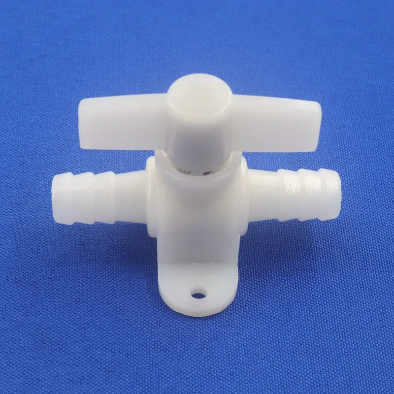 Wholesale Price 10mm Plastic Barbed Connectors Ball Valve Aquarium Fish Tank Air Pump Aerator Soft Pipe Hose Switch