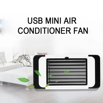 

Mini Air Conditioning Fan Portable Conditioning Humidifier Fan USB Office Home Dormitory Desktop Cooling Fan Small Air Cooler