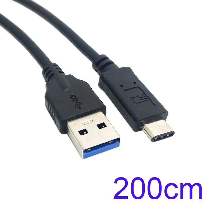 2 м 6 футов usb type C 3,1-папа USB A 3,0 Кабель-адаптер type C-разъем для нового Macbook для Nokia N1