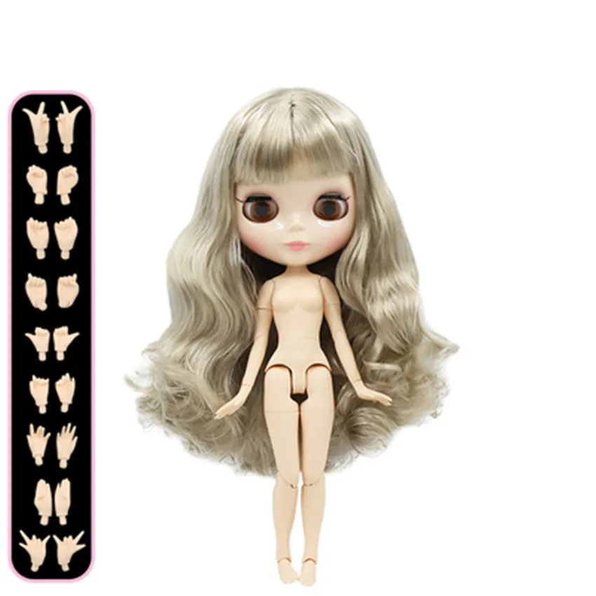 Ледяная фабрика Blyth кукла 1/6 BJD куклы 30 см Blyth пользовательские куклы 19 шарнир тела с ручные игрушки для девочек Специальное предложение на продажу - Цвет: 19 Joint with Hands