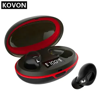 

New Fasion Design TWS 5.0 Bluetooth Headset A1 Digital Display LED Breathing Light Mini Sports Earphone Bass Sound with Mic