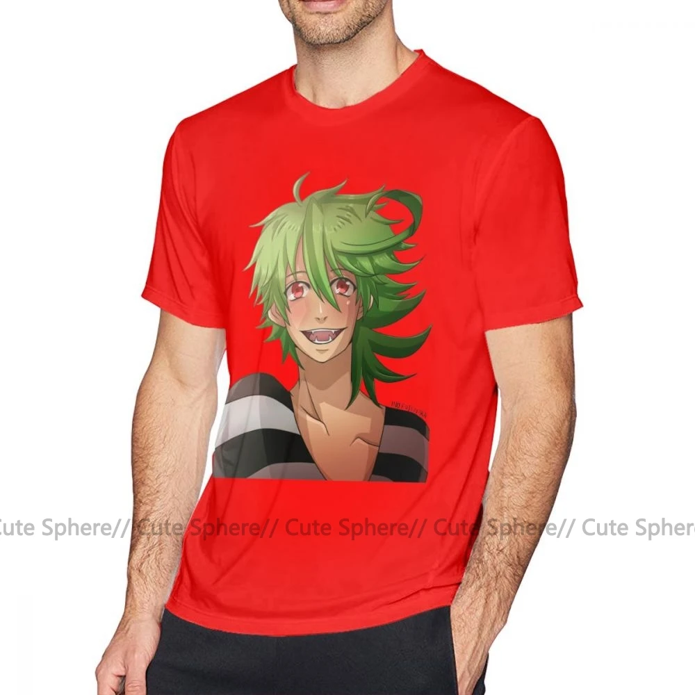 Servamp футболка Sakuya Grin футболка потрясающая Мужская футболка Классическая футболка с коротким рукавом негабаритная футболка из 100 хлопка с принтом - Цвет: Red