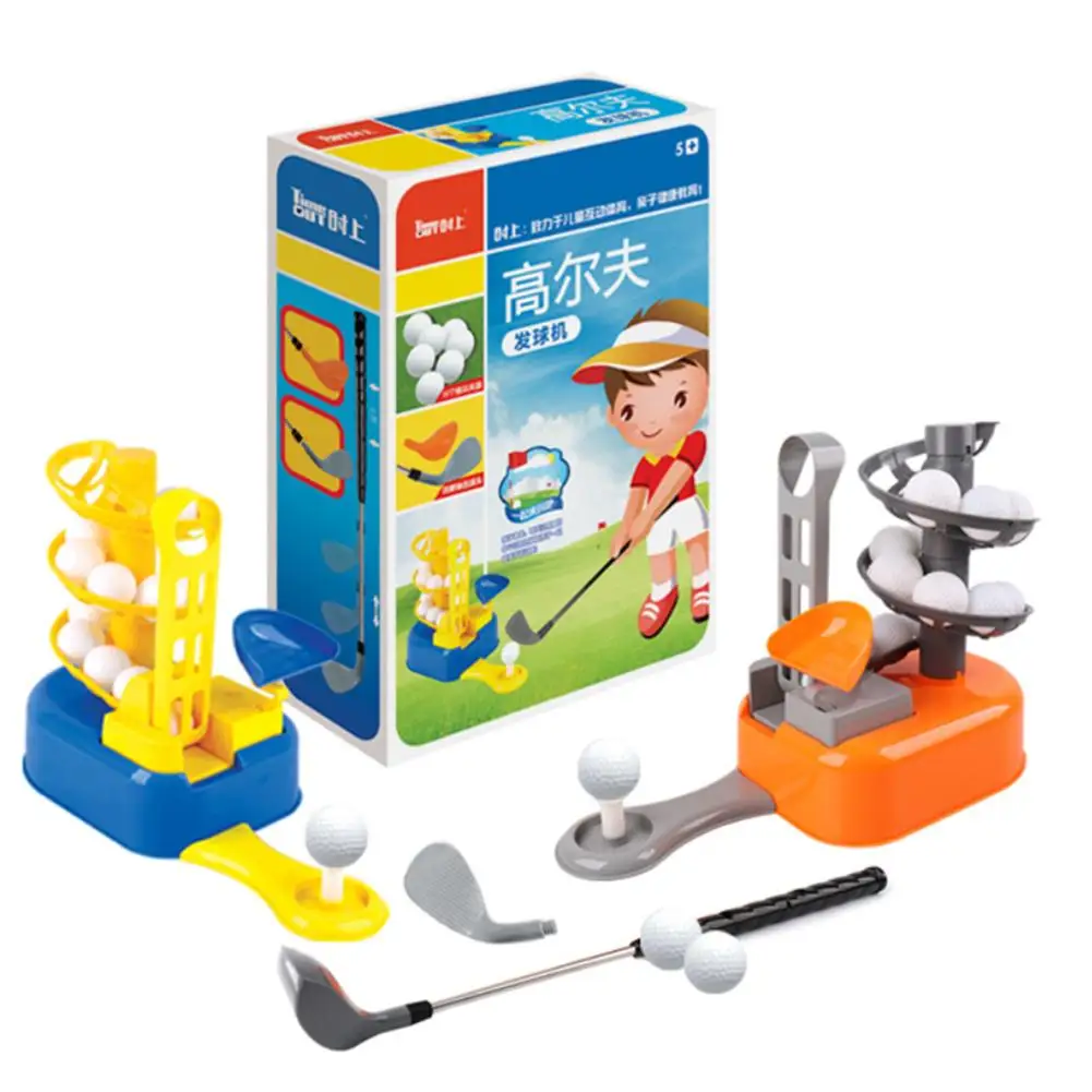Golf Ball Machine Toys Children Indoor Golf Balls Exercise Bar Sport Set Outdoor Gym Ball Toys Birthday Gift Drop Shipping Gife