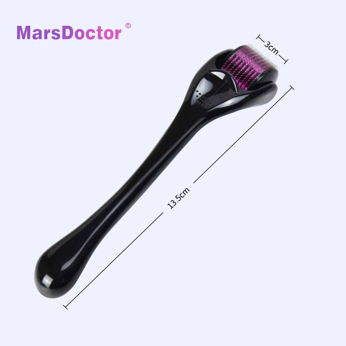 Micro Needle Roller Derma Roller Dermaroller Titanium Hair Regrowth Beard Growth Anti Hair Loss Treatment Thinning Receding derma roller