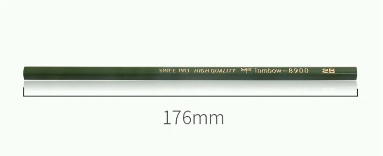 12 шт./кор. Tombow 8900 Рисование эскизов карандаша 2 H/H/2B/B/HB графит Эскиз Высокое качество Неломающийся грифель Япония товары для рукоделия