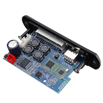 

bluetooth Amplifier Module MP3 Decoder Board 25W+25W Power Amp WAV APE Lossless Stereo Audio Support USB TF Card AUX