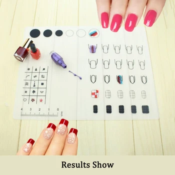 

Soft Silicone Nail Pads Square Epoxy Table Mats Filling Special Pads Fingernail Pads Beauty Tools 2 Types Large Size