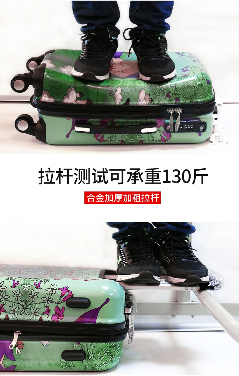 Mr.Box Rolling Luggage Spinner password Trolley large capacity Suitcase Wheels 20 inch Cabin Travel Bags Trunk