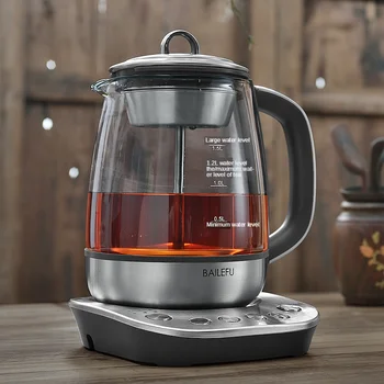 

Coffee Pot Set Temperature Control Stainless Steel Glass Electric Kettle Heating Insulation Timing One Pot Dual Use coffee pot