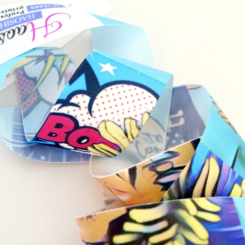 

10mm-75mm Width New Arrival Custom Ribbons Design Grosgrain Ribbon 50 yards/lot for DIY Crafts Gift Box Decoration