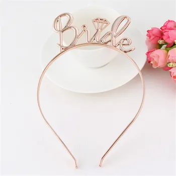 

Wedding decoration bride hair hoop hen party bride to be bachelor party bridal shower wedding bride hairpin party decoration -C