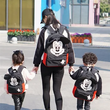 

Kindergarten Children Cartoon Mickey School Bags 2020 Kids Minnie Backpack Waterproof Schoolbags Satchel for boys and girls