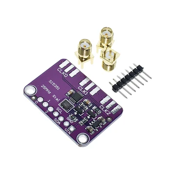 

A7-- 8KHz-160MHz SI5351 Clock Generator Module GY-SI5351 Clock Signal Generator Module High Frequency Signal Square Wave Frequen