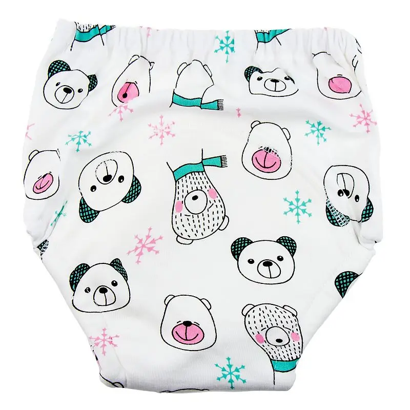 Тренировочные штаны для мальчиков и девочек многоразовая полотняная пеленка Подгузники моющиеся подгузники тканевые подгузники - Цвет: 31