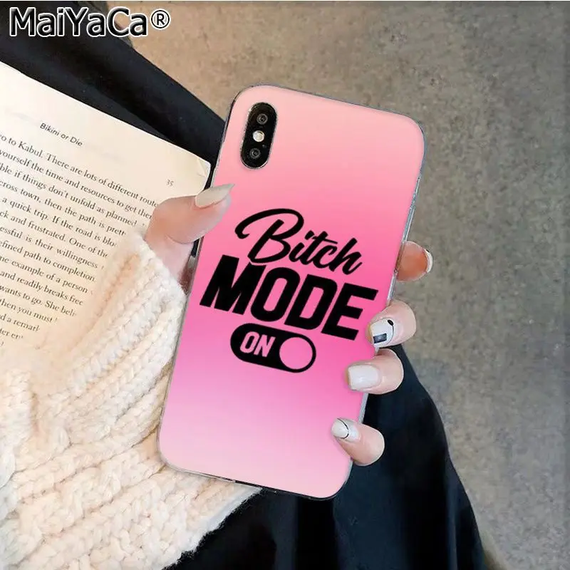 A12 MaiYaCa я не всегда сука Bonjour суки Силиконовый ТПУ чехол для телефона Apple iphone 11 pro 8 7 66S Plus X XS MAX 5s SE XR - Цвет: A12