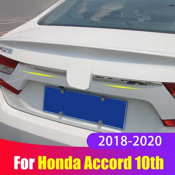 

Stainless Steel Car Rear Tail Trunk Tailgate Lid Door Protector Strip Cover Trim Sticker For Honda Accord X 10th 2018 2019 2020