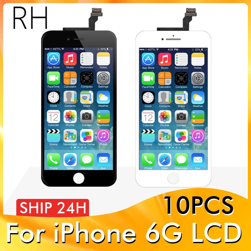 

Grade AAAA+++ LCD Display For iPhone 6 6G Touch Screen Digitizer Assembly. No Dead Pixel+ with Gifts