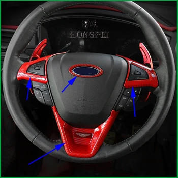 

Car Steering Wheel Button Frame Cover Trim Interior Sticker For Ford Mondeo Fusion 2013 2014 2015 2016 2017 2018