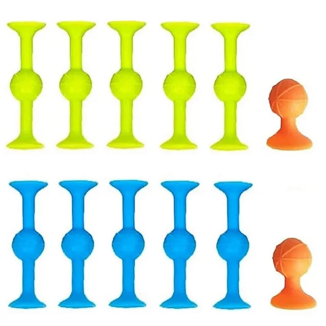 Sucker Toys Silicone Target Marker and Darts Funny Toy Set Family Outdoor Competitive Games Rubber Family Interactive Toy 1