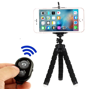 

Selfie Sticks Tripod for Phone Mini Bluetooth Shutter Release Smart Remote Control Monopod Tripod for Phone with Remote