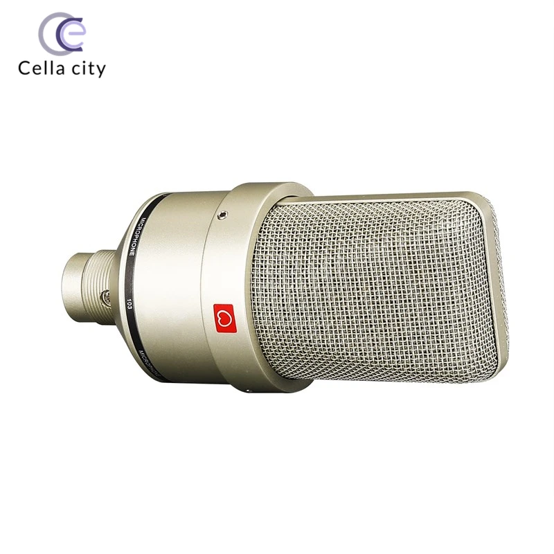 103 Microphone Condenser Professional Microphone Home Studio Recording  Microphone For Computer Gaming Sound Card Podcast Live