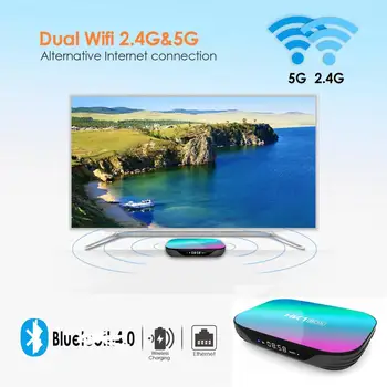 

50pcs/lot New Amlogic S905X3 Quad Core 8K Android 9.0 TV Box With 2.4G/5G WiFi BT HK1 Box
