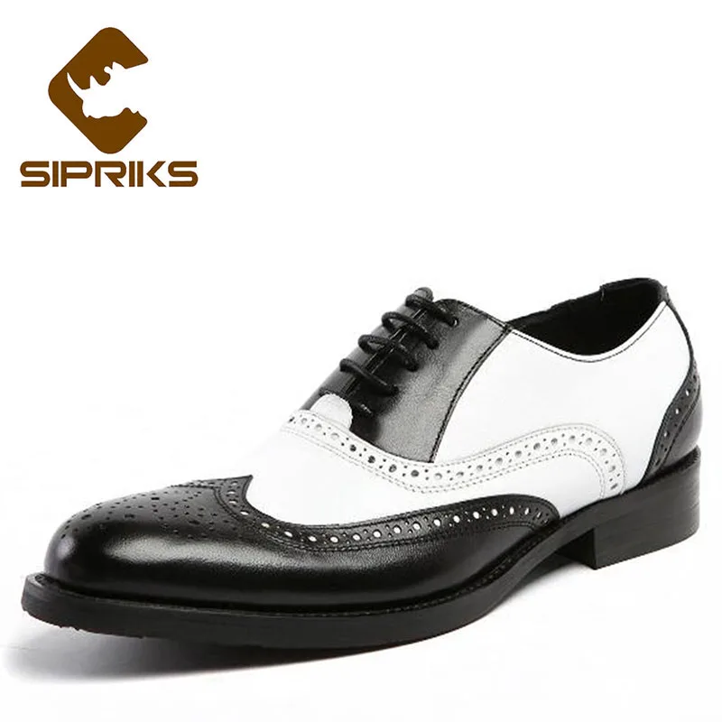 Scarpe Oxford Uomo Business Brogue - PU Morbido, Suola EVA, Comfort E Stile