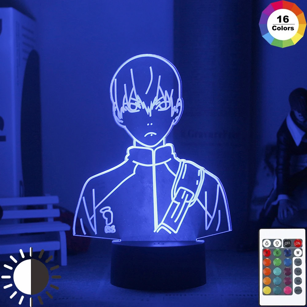 Аниме 3d лампа Haikyuu Kageyama tobio фигурка ночсветильник для детей/мальчиков крутой