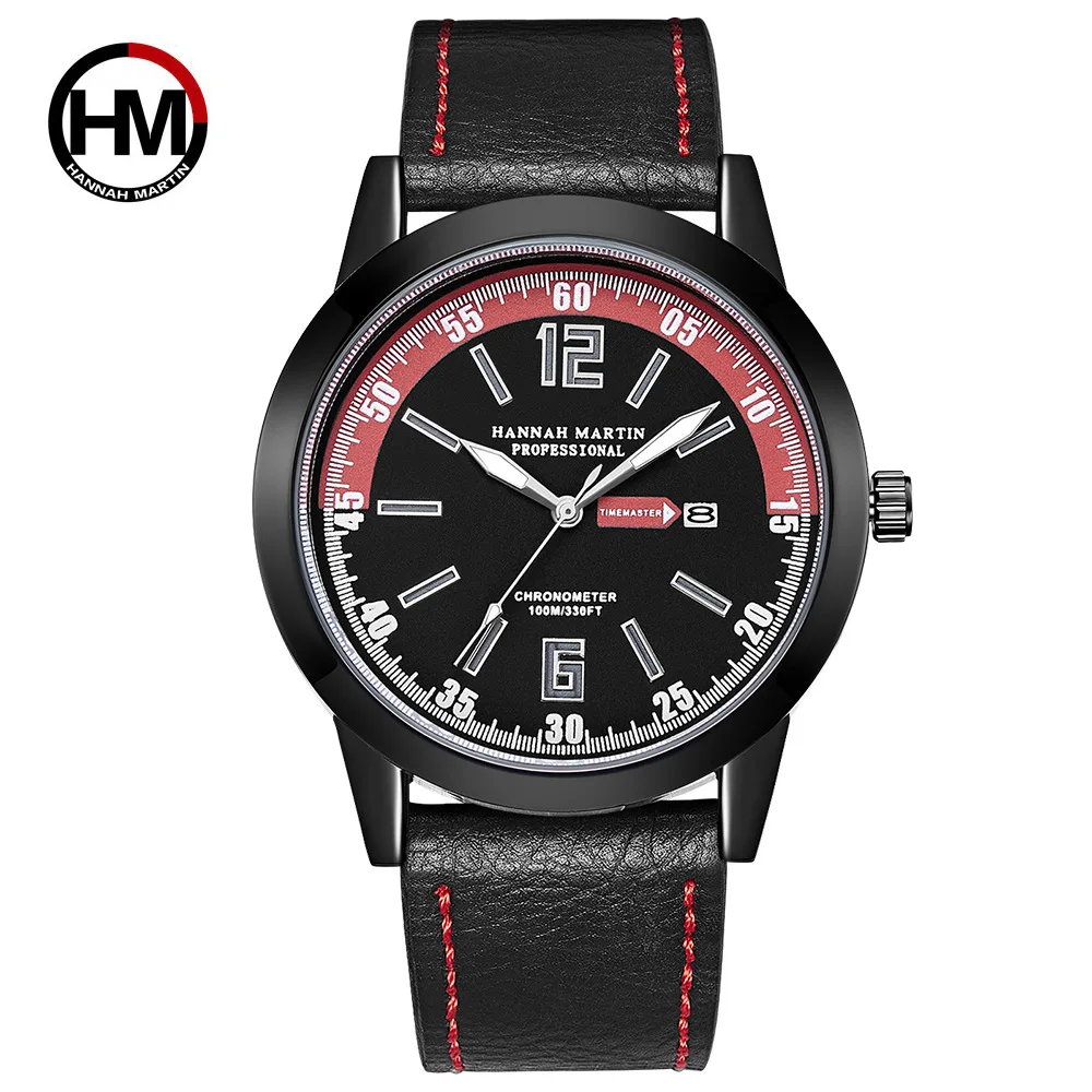 7015RE Hannah Martin, брендовые наручные часы, мужские часы, военные, армейские, спортивный стиль, наручные часы, многофункциональные часы, трендовые умные часы для мужчин - Цвет: 7015RE