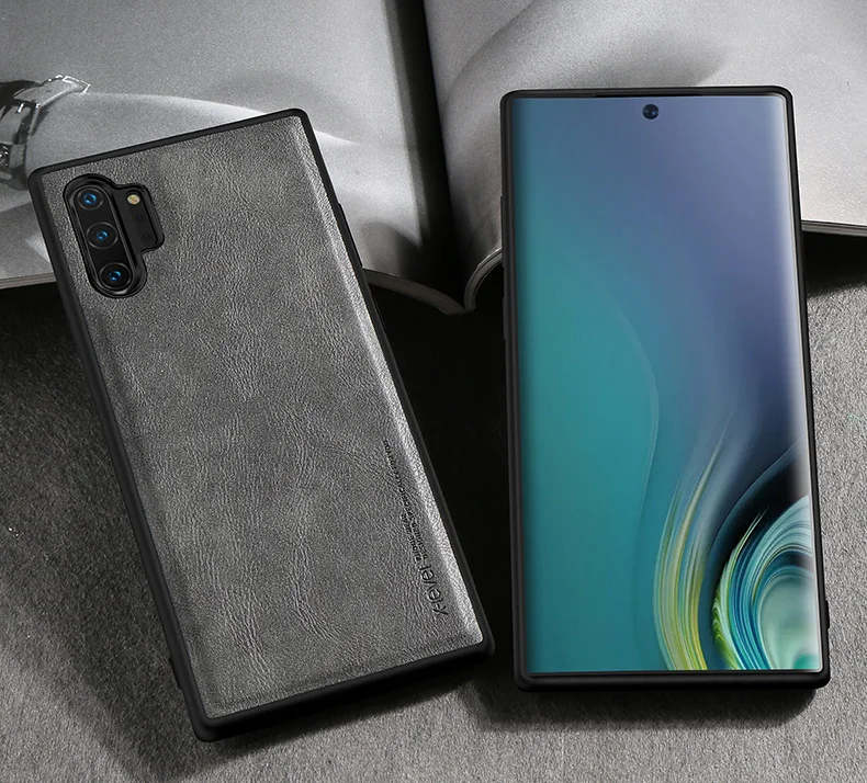 X-Level винтажный Чехол для samsung Galaxy Note 10 Plus Ретро X уровень Матовый кожаный защитный чехол
