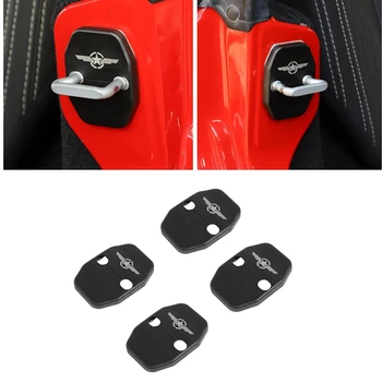 

Car Door Lock Cover Buckle Decor Trim for Jeep Wrangler JK 2007-2017 Door Lock Cover Sticker Auto Accessories (2 Door)