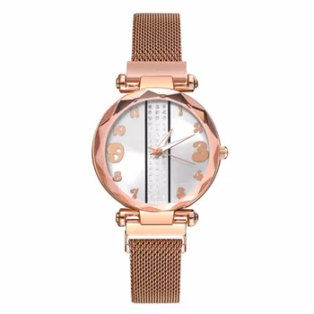 

Fashion Magnet Watches Women Rose Gold Watches Quartz Wristwatches Ladies Watches Relogio Feminino Montre Femme bayan kol saati