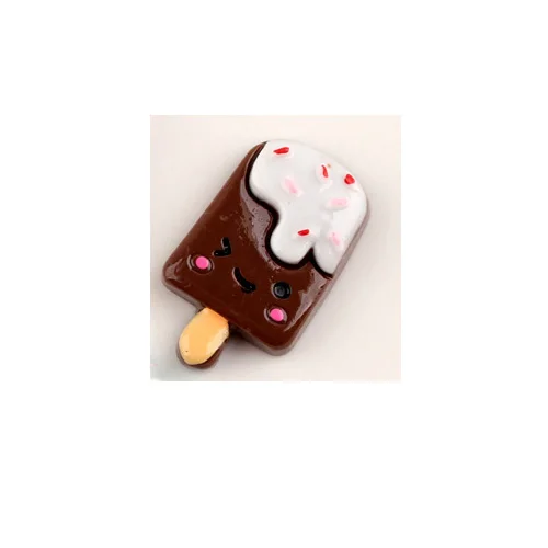 Chocolate 15pcs Счастливый обезьяна 5/10/15 шт./упак. Slime Подвески Игрушки мороженое дополнение поставки слаймов аксессуары DIY Декор муку пушистой Clear Slime - Цвет: Chocolate 15pcs