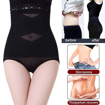 

Women High Waist Trainer Body Shaper Panties Tummy Belly Control Underwear Slimming Girdle Knickers Shapewear Lingerie Briefs