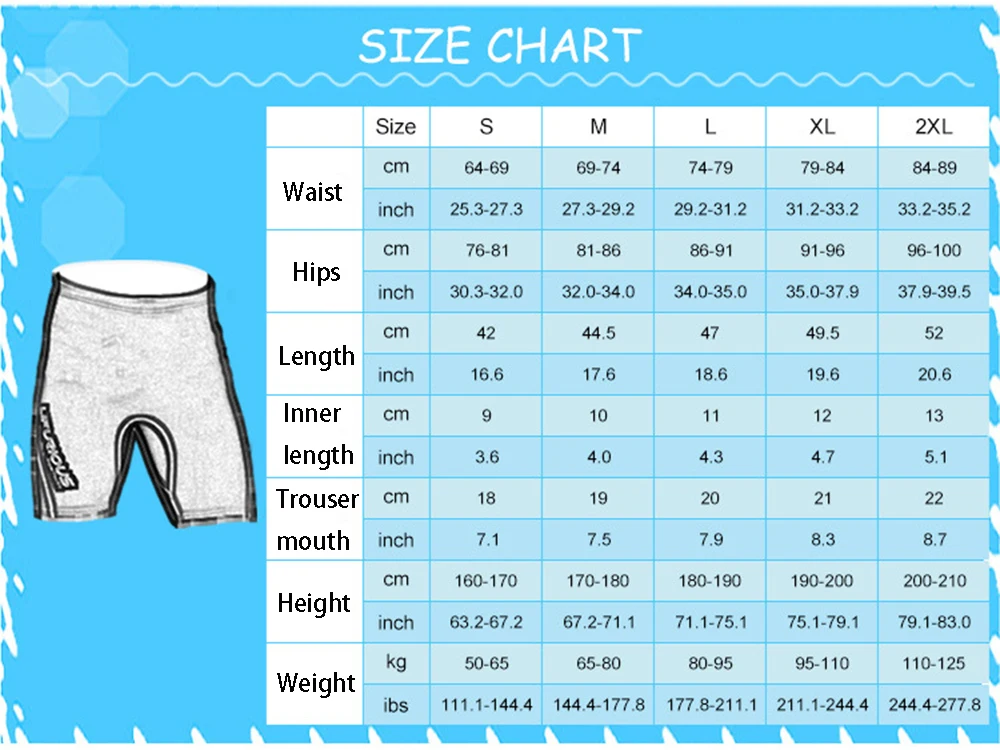 2MM Neoprene Men's Wetsuit Shorts Super Stretch Slim Fit Sunscreen Surf Warm Pants Rowing Sailing Swimming S-XL diving suits wetsuit pants shorts